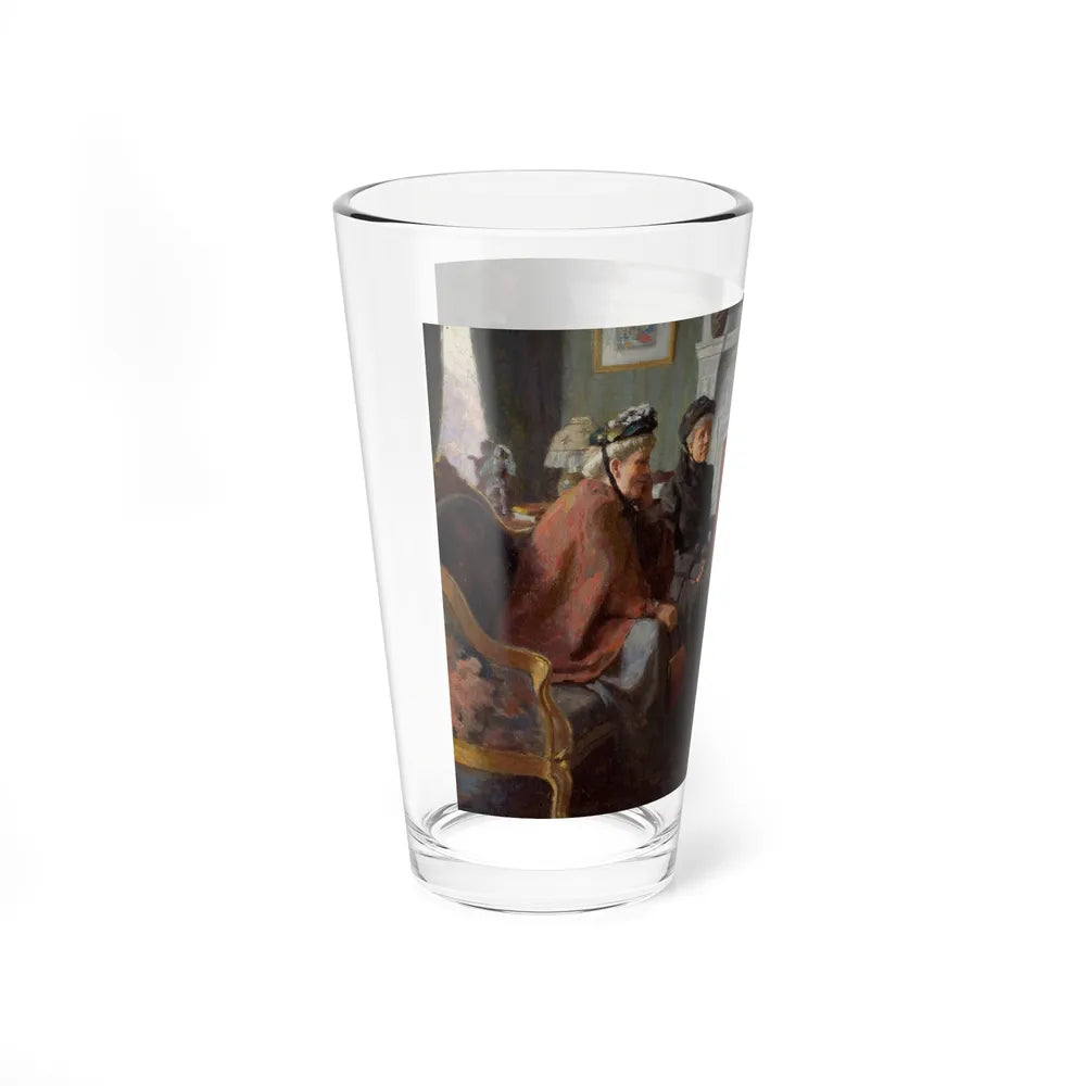 Parlor Scene, 1911 (Magazine Illustration) Pint Glass 16oz-Go Mug Yourself