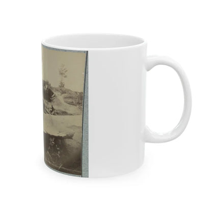 Part Of Federal Line Of Works Showing Bombproof Tents Occupied By U.S. Colored Troops In Front Of Petersburg, Va., Aug. 7, 1864 (U.S. Civil War) White Coffee Mug-Go Mug Yourself