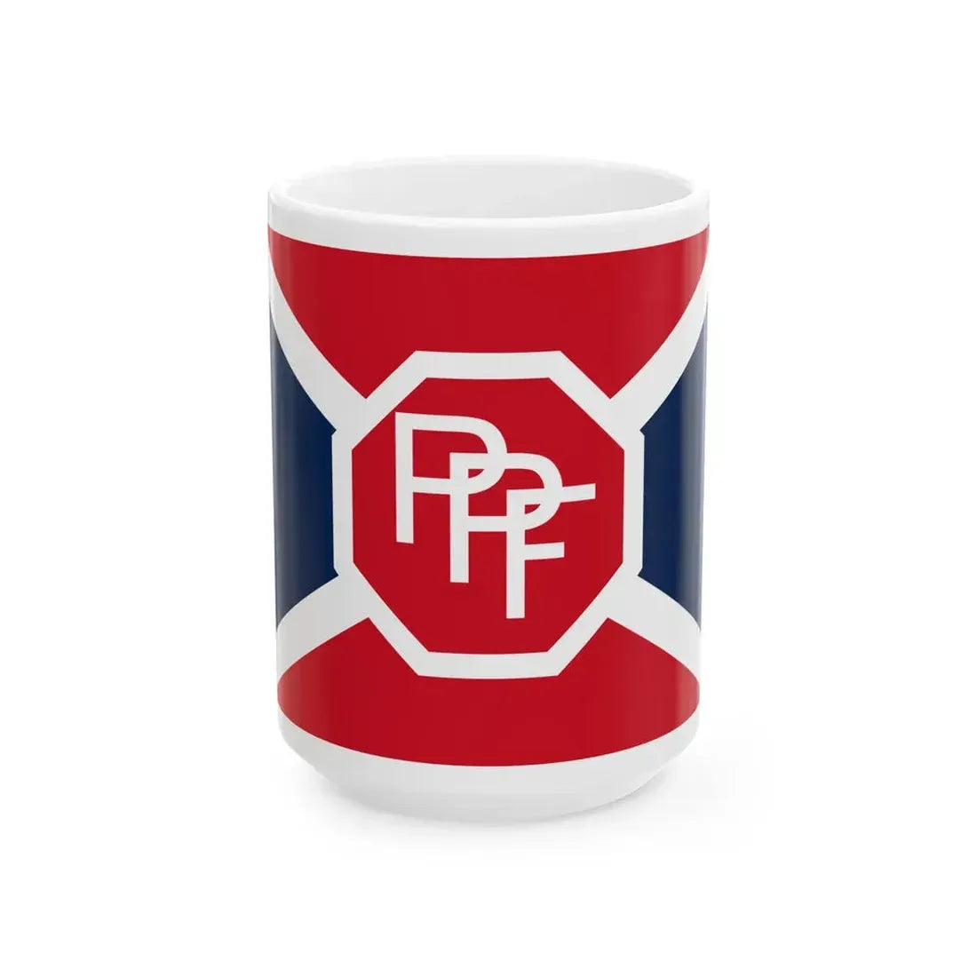 Parti Populaire Francais (Belgium) White Coffee Mug 15oz - Go Mug Yourself