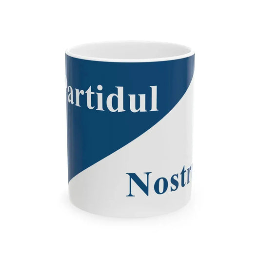Partidul Nostru logo (Moldova) White Coffee Mug 11oz - Go Mug Yourself
