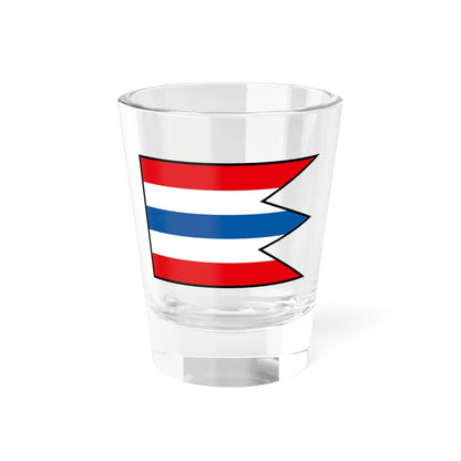 Partizanska Lupca Liptovsky Mikulas Flag (Slovakia) Shot Glass 1.5oz 1.5oz - Go Mug Yourself