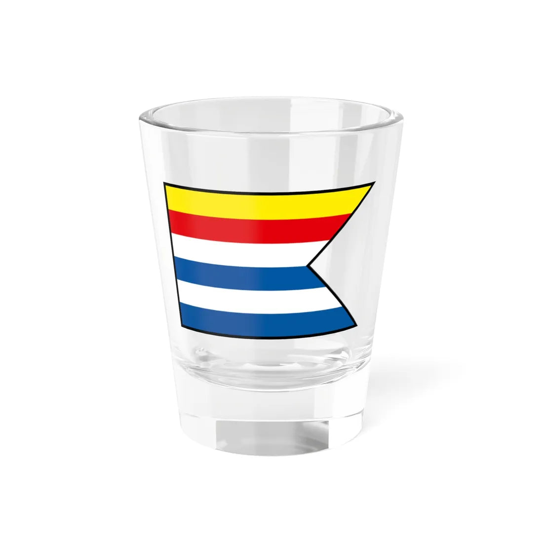 Partizanske Partizanske Flag (Slovakia) Shot Glass 1.5oz 1.5oz - Go Mug Yourself