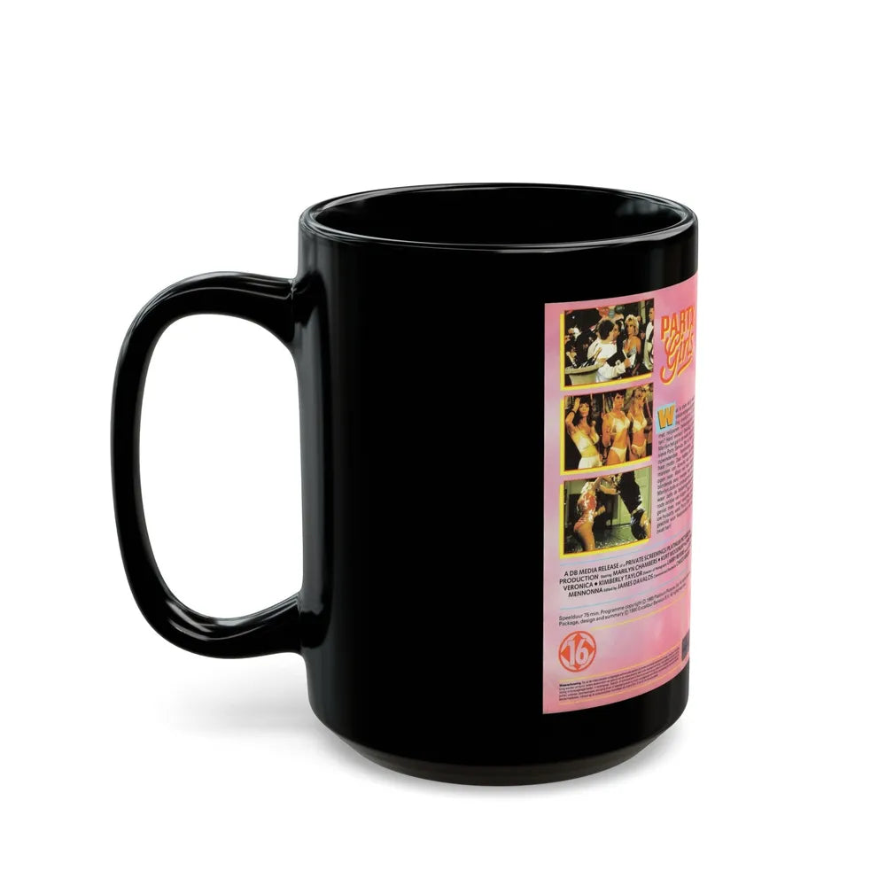 PARTY GIRLS (VHS COVER) - Black Coffee Mug-Go Mug Yourself