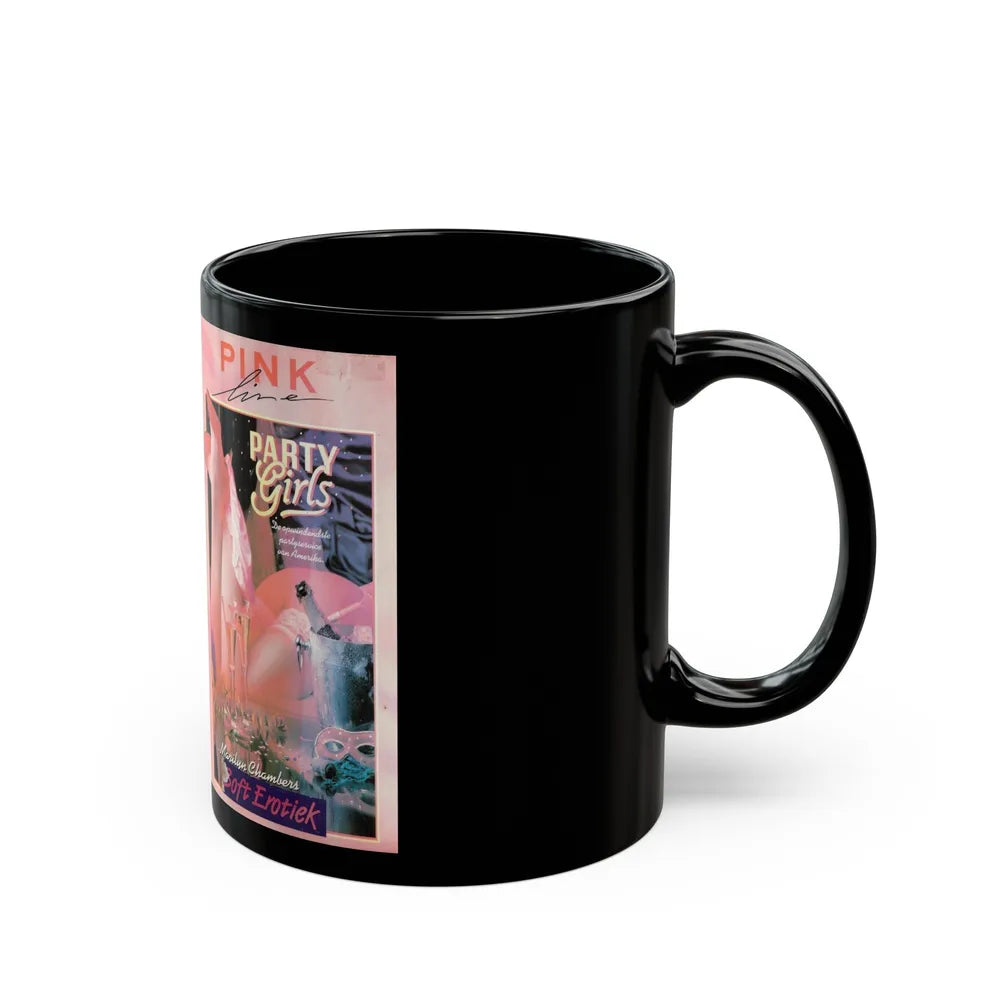 PARTY GIRLS (VHS COVER) - Black Coffee Mug-Go Mug Yourself