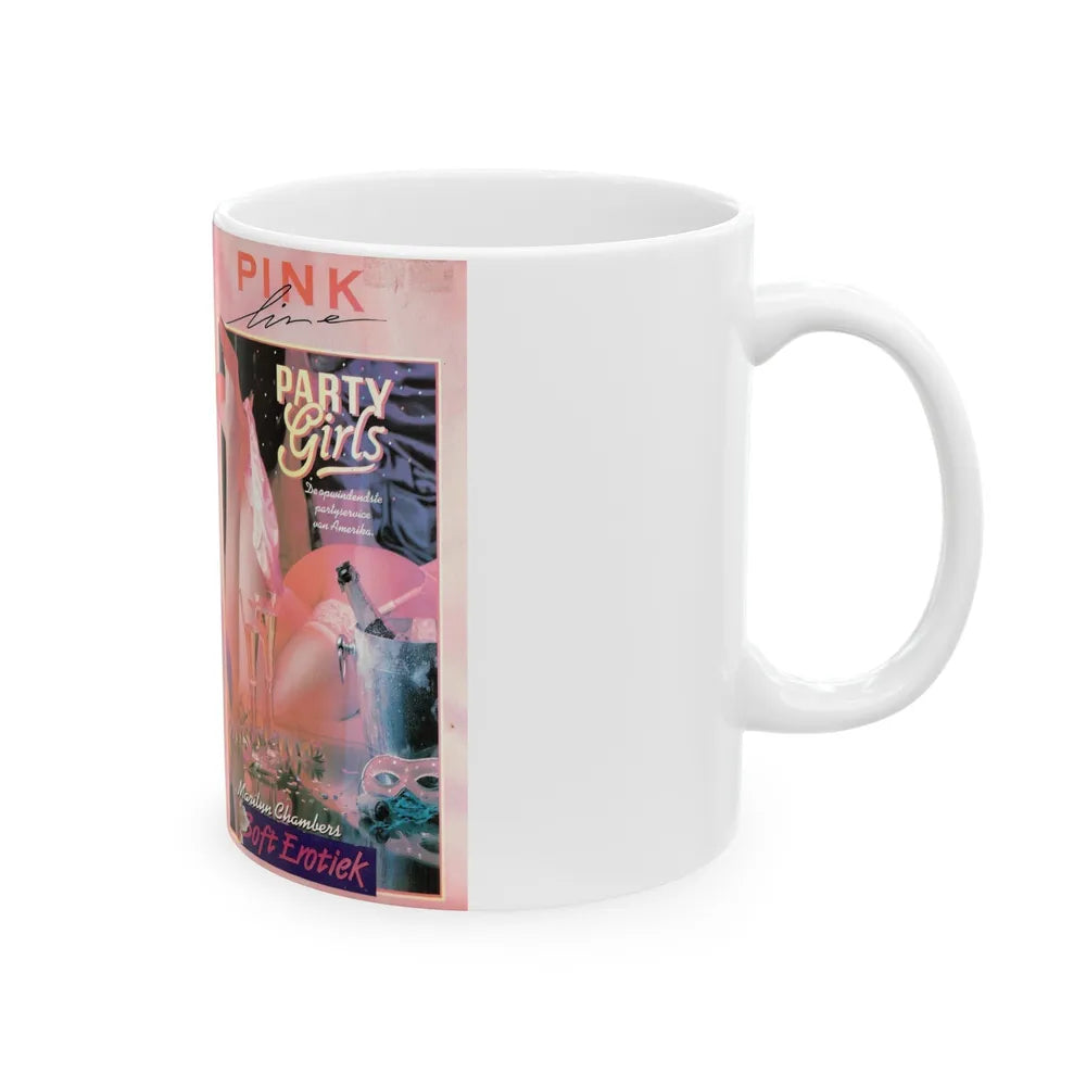 PARTY GIRLS (VHS COVER) - White Coffee Mug-Go Mug Yourself