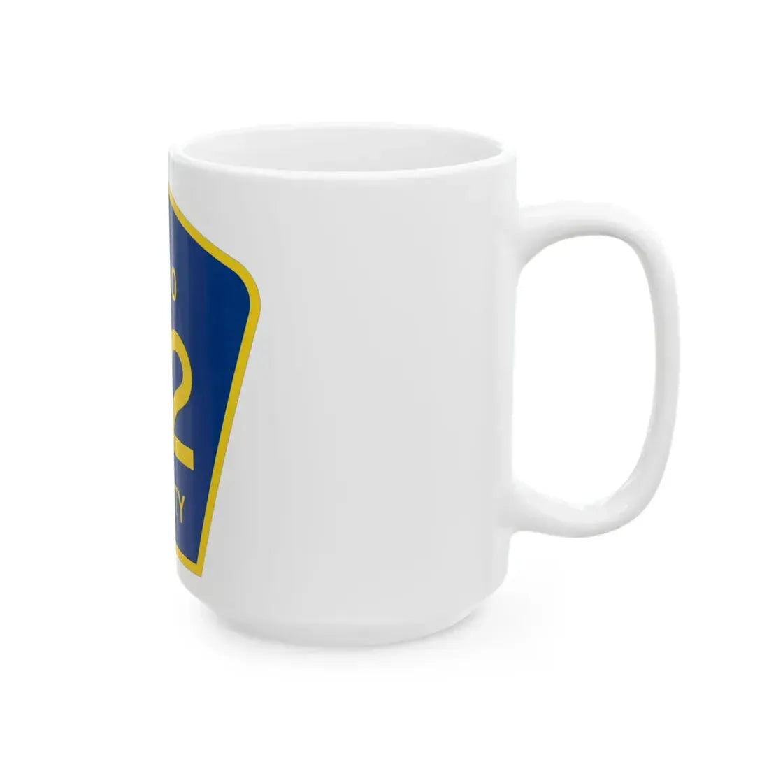 Pasco County 52 (Florida) (Road Sign) White Coffee Mug - Go Mug Yourself
