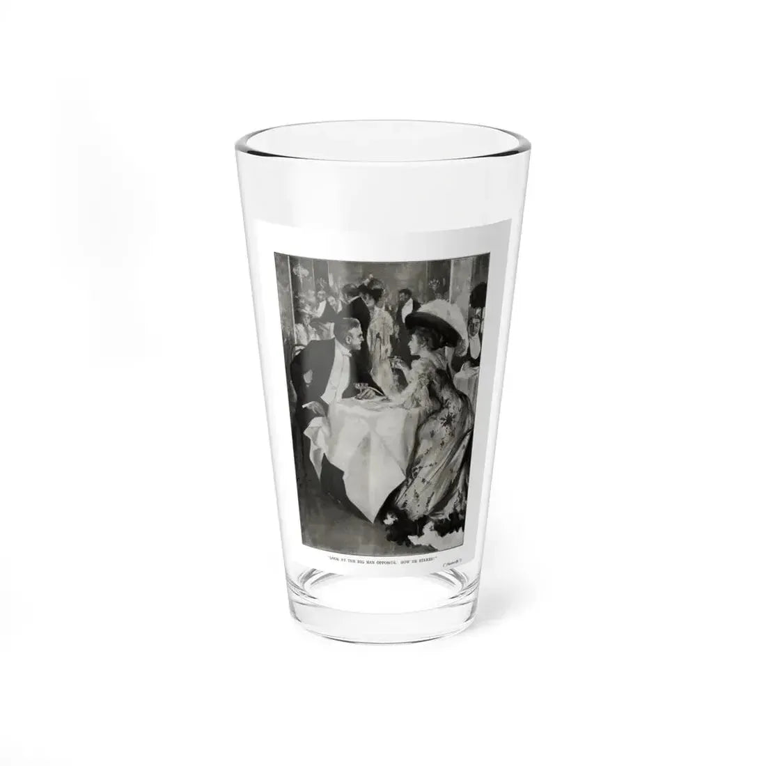 Passers-By, Cosmopolitan, October 1908 (Magazine Illustration) Pint Glass 16oz 16oz - Go Mug Yourself