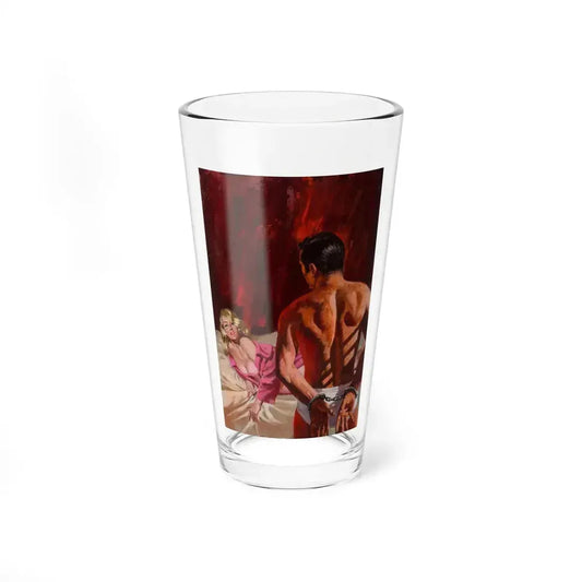 Passion's Captive, Greenleaf paperback cover, 1966 - Pint Glass 16oz 16oz - Go Mug Yourself