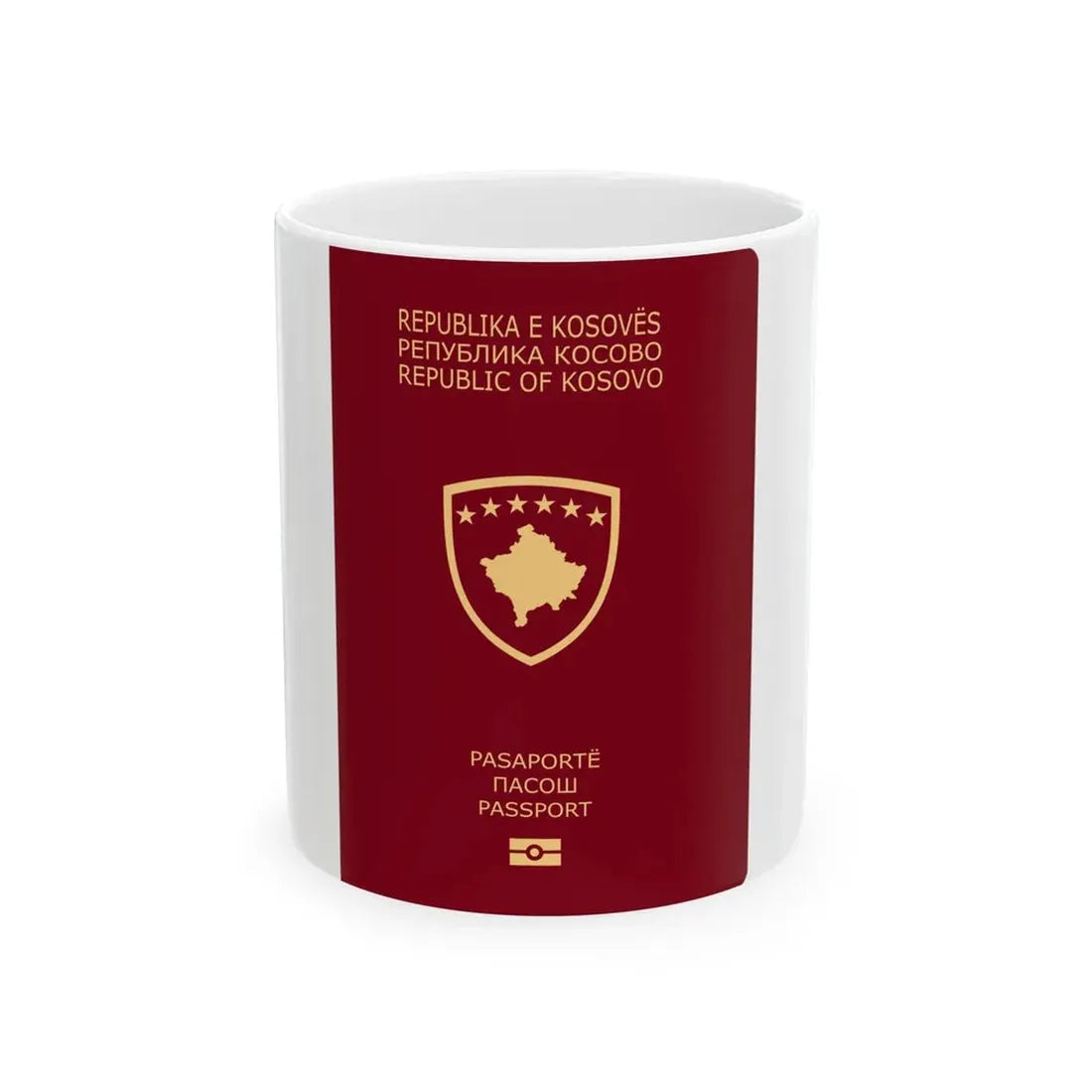 Passport Of Kosovo - White Coffee Mug 11oz - Go Mug Yourself