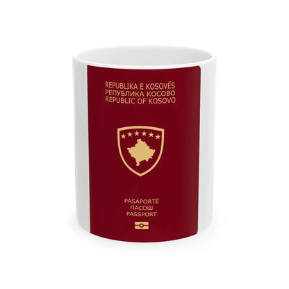 Passport Of Kosovo - White Coffee Mug 11oz - Go Mug Yourself
