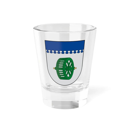 Pastrėvio herbas (Lithuania) (Coat of Arms) Shot Glass 1.5oz 1.5oz - Go Mug Yourself