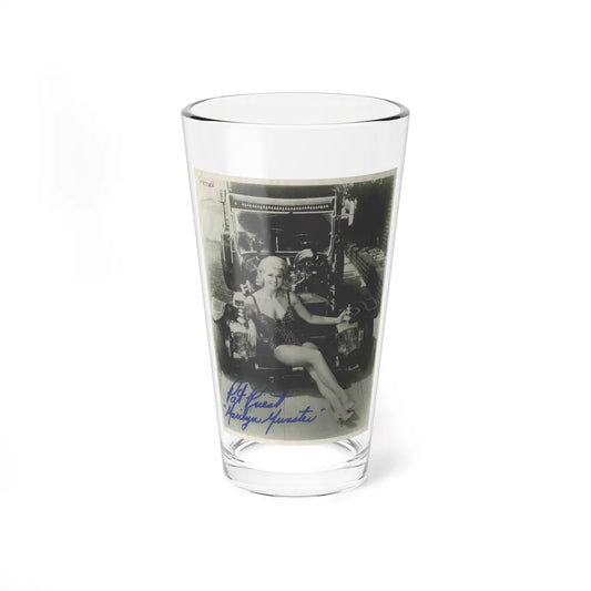 Pat Priest #04 (Vintage Female Icon) Pint Glass 16oz-16oz-Go Mug Yourself