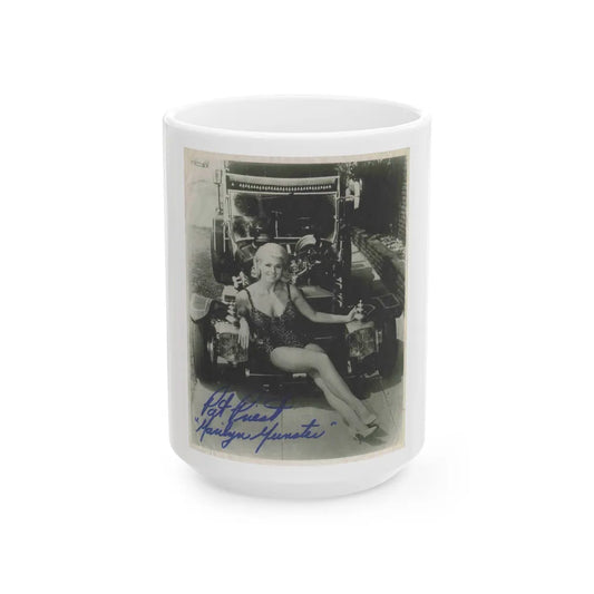 Pat Priest #04 (Vintage Female Icon) White Coffee Mug-15oz-Go Mug Yourself