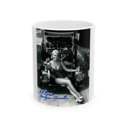 Pat Priest #041 (Vintage Female Icon) White Coffee Mug-11oz-Go Mug Yourself