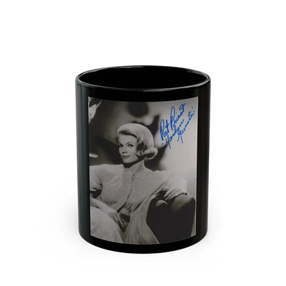 Pat Priest #11 (Vintage Female Icon) Black Coffee Mug-11oz-Go Mug Yourself