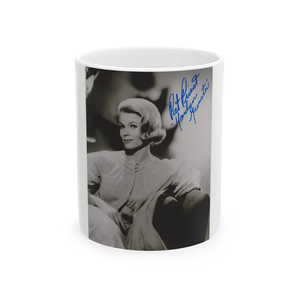 Pat Priest #11 (Vintage Female Icon) White Coffee Mug-11oz-Go Mug Yourself