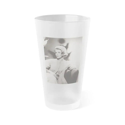 Pat Priest #111 (Vintage Female Icon) Frosted Pint Glass 16oz 16oz Frosted - Go Mug Yourself