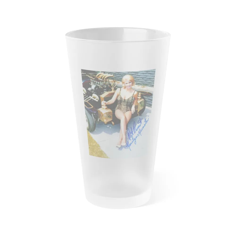 Pat Priest #12 (Vintage Female Icon) Frosted Pint Glass 16oz-16oz-Frosted-Go Mug Yourself