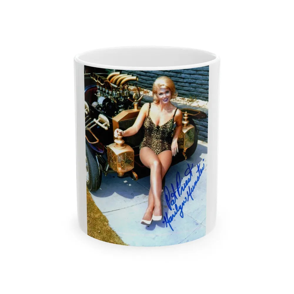 Pat Priest #12 (Vintage Female Icon) White Coffee Mug-11oz-Go Mug Yourself