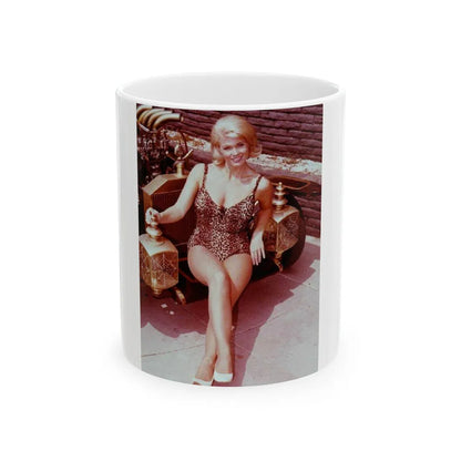 Pat Priest #121 (Vintage Female Icon) White Coffee Mug-11oz-Go Mug Yourself