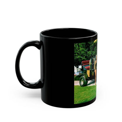 Pat Priest #13 (Vintage Female Icon) Black Coffee Mug-Go Mug Yourself