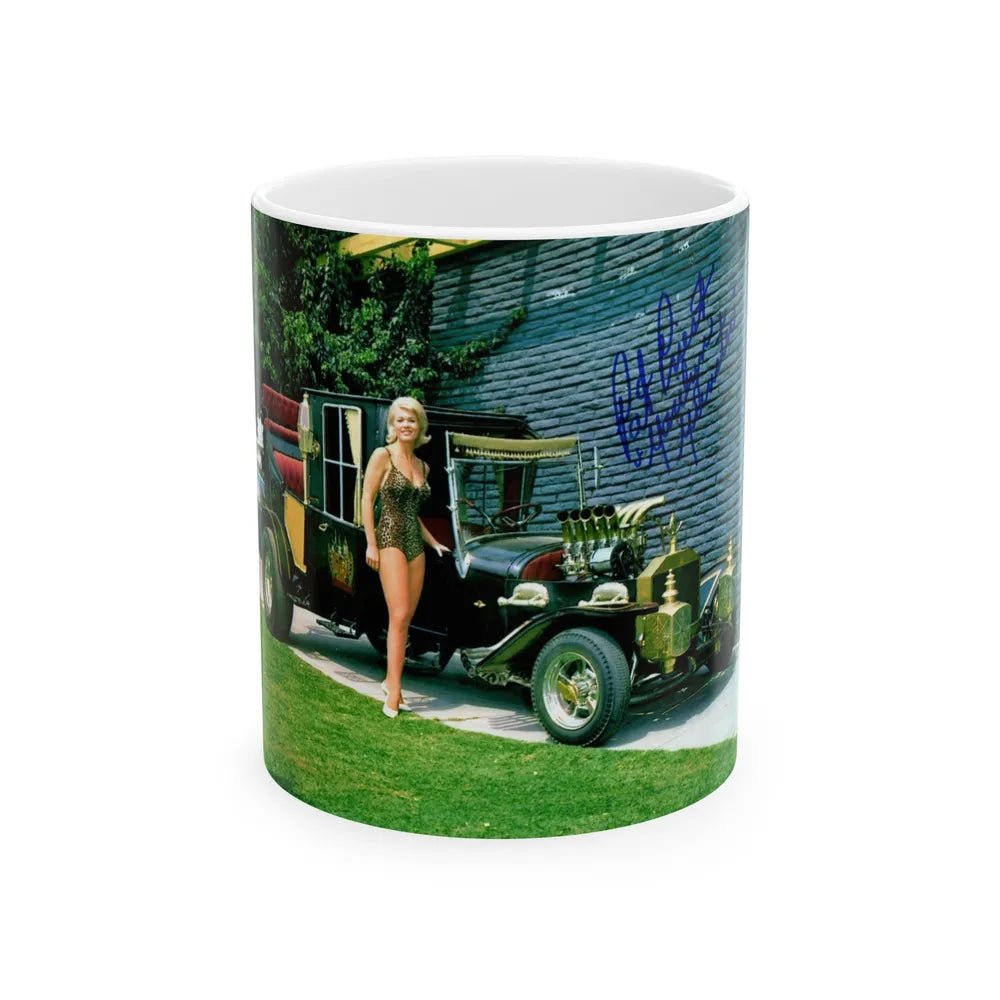 Pat Priest #13 (Vintage Female Icon) White Coffee Mug-11oz-Go Mug Yourself