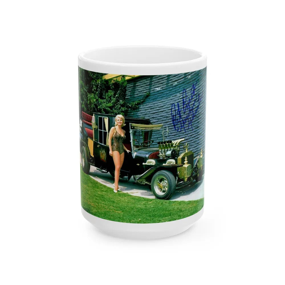 Pat Priest #13 (Vintage Female Icon) White Coffee Mug-15oz-Go Mug Yourself