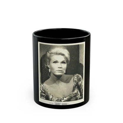 Pat Priest #21 (Vintage Female Icon) Black Coffee Mug-11oz-Go Mug Yourself