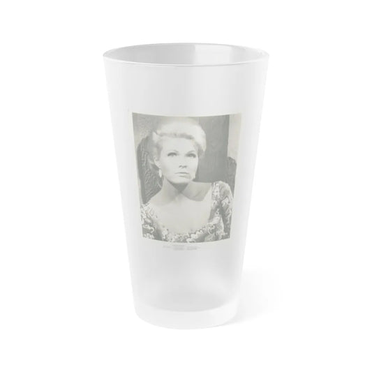 Pat Priest #21 (Vintage Female Icon) Frosted Pint Glass 16oz-16oz-Frosted-Go Mug Yourself