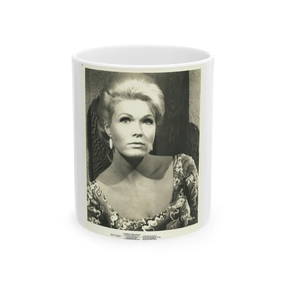 Pat Priest #21 (Vintage Female Icon) White Coffee Mug-11oz-Go Mug Yourself