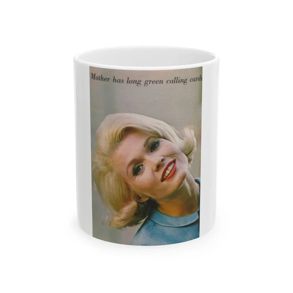 Pat Priest #22 (Vintage Female Icon) White Coffee Mug-11oz-Go Mug Yourself