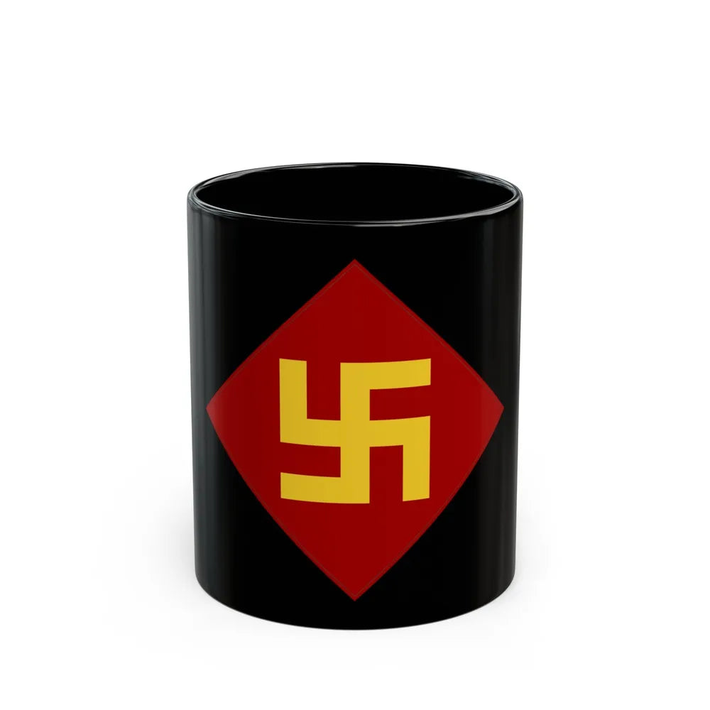 Patch of the 45th Infantry Division 19241939 (U.S. Army) Black Coffee Mug-11oz-Go Mug Yourself