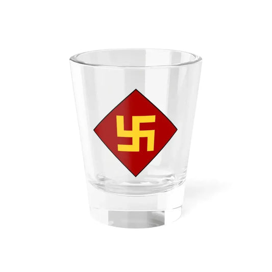 Patch of the 45th Infantry Division 19241939 (U.S. Army) Shot Glass 1.5oz 1.5oz - Go Mug Yourself