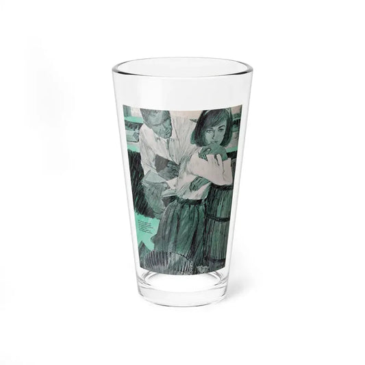 Patchwork, Woman's Day, June 1964 (Magazine Illustration) Pint Glass 16oz 16oz - Go Mug Yourself