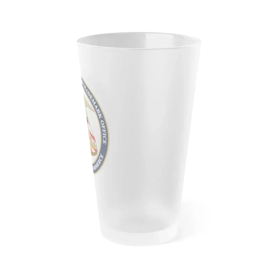 Patent and Trademark Office - Frosted Pint Glass 16oz - Go Mug Yourself