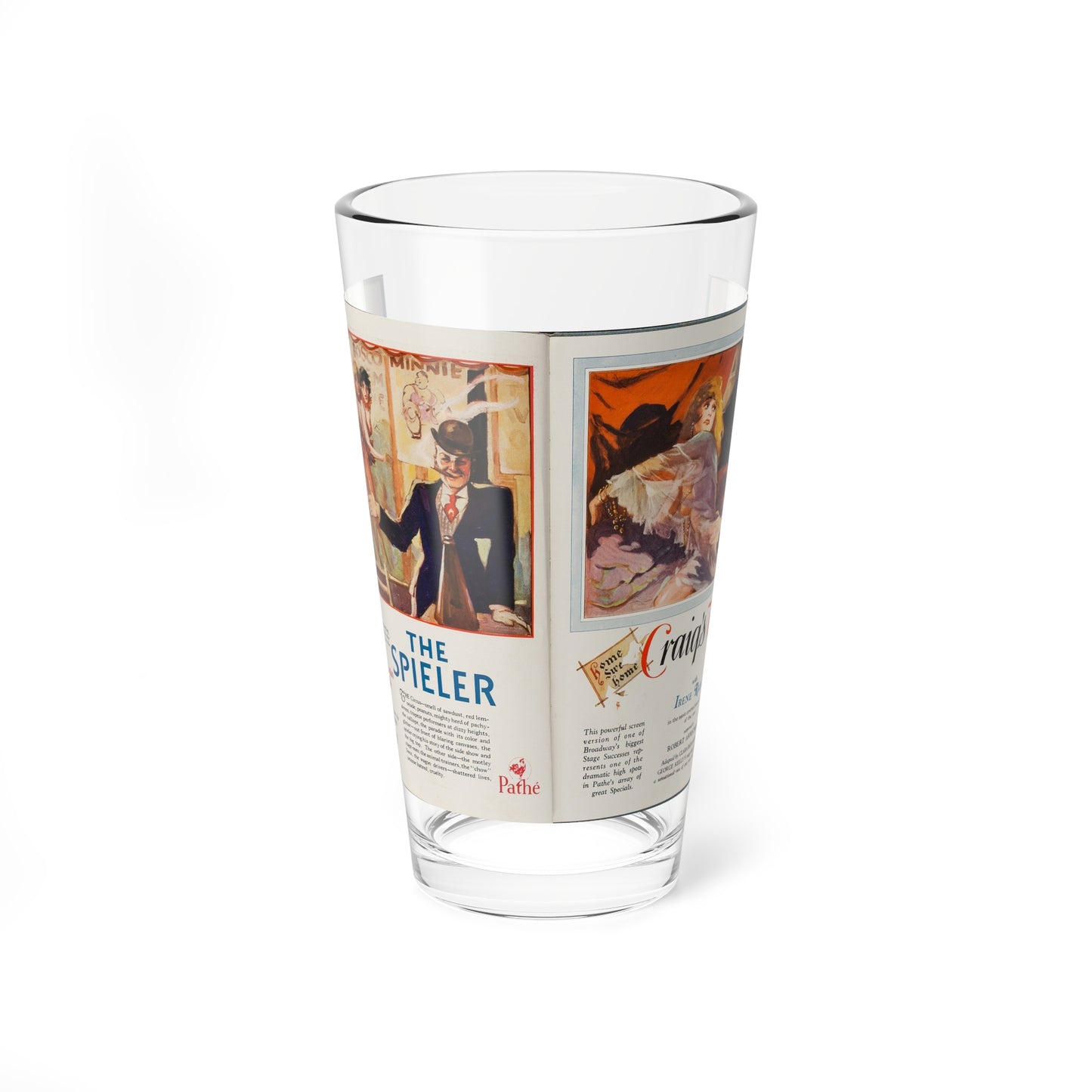 Pathe' Exhibitor's Book (1928-1929) 4 (Magazine Illustration) Pint Glass 16oz-16oz-Go Mug Yourself