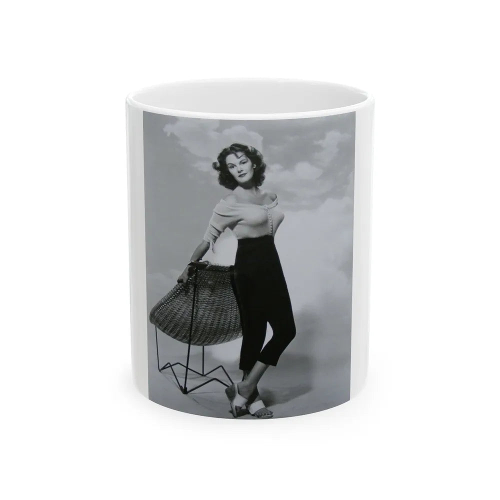 Patricia Medina #108 (Vintage Female Icon) White Coffee Mug-11oz-Go Mug Yourself