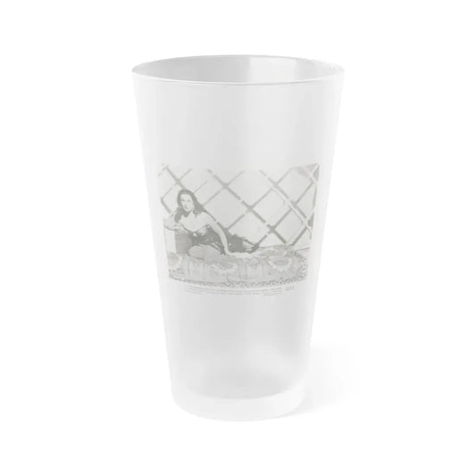 Patricia Medina #109 (Vintage Female Icon) Frosted Pint Glass 16oz 16oz Frosted - Go Mug Yourself