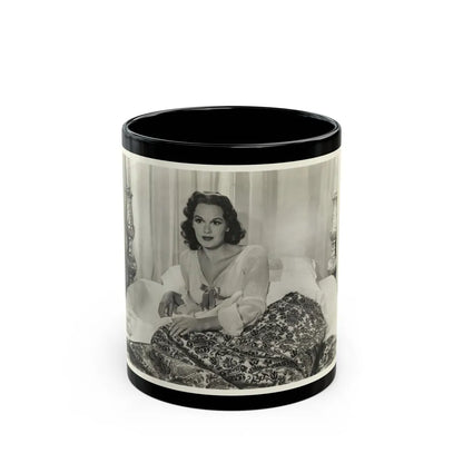 Patricia Medina #111 (Vintage Female Icon) Black Coffee Mug-11oz-Go Mug Yourself