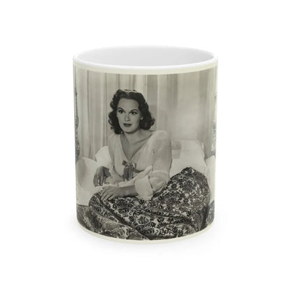 Patricia Medina #111 (Vintage Female Icon) White Coffee Mug-11oz-Go Mug Yourself