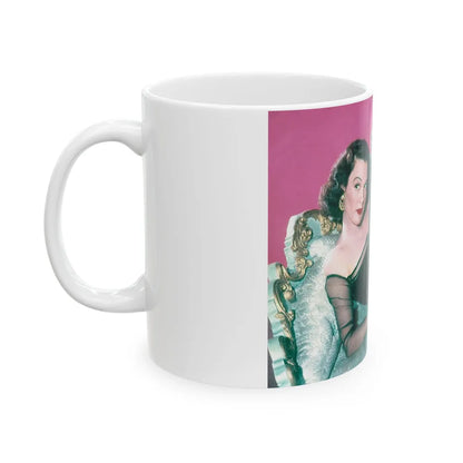 Patricia Medina #114 (Vintage Female Icon) White Coffee Mug-Go Mug Yourself