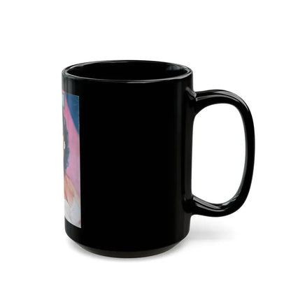 Patricia Medina #115 - Mag. Cover (Vintage Female Icon) Black Coffee Mug - Go Mug Yourself