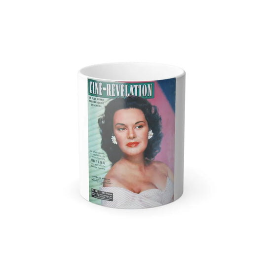 Patricia Medina #115 - Mag. Cover (Vintage Female Icons) Color Changing Mug 11oz-11oz-Go Mug Yourself
