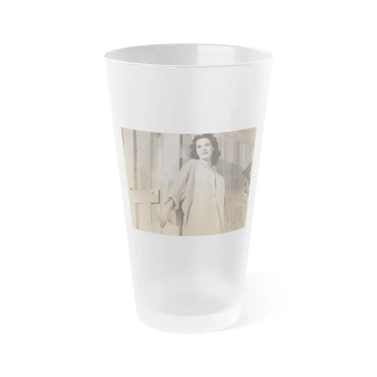 Patricia Medina #123 (Vintage Female Icon) Frosted Pint Glass 16oz 16oz Frosted - Go Mug Yourself