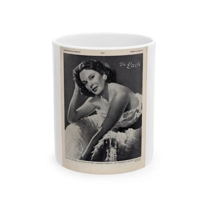 Patricia Medina #128 - (Vintage Female Icon) White Coffee Mug-11oz-Go Mug Yourself