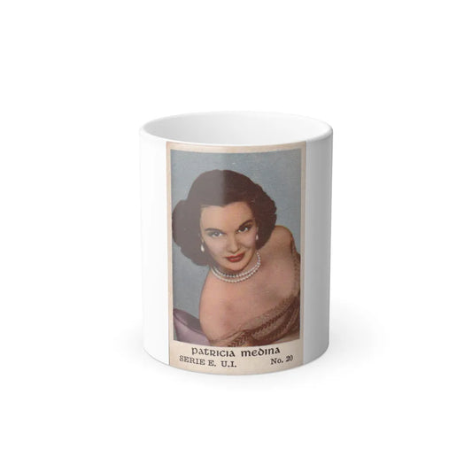 Patricia Medina #46 (Vintage Female Icons) Color Changing Mug 11oz-11oz-Go Mug Yourself