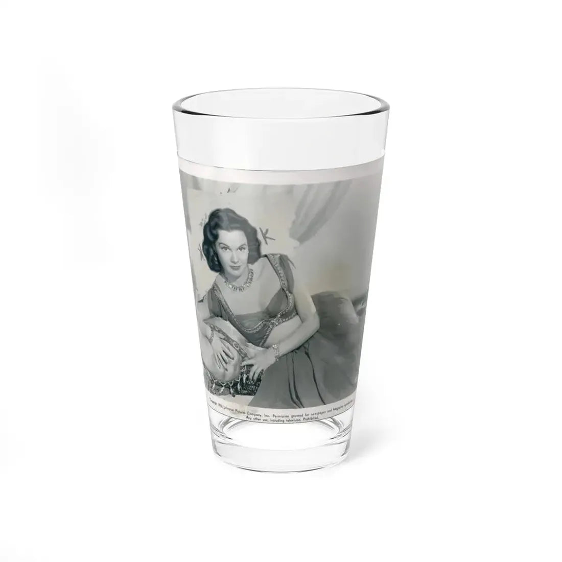 Patricia Medina #76 (Vintage Female Icon) Pint Glass 16oz 16oz - Go Mug Yourself