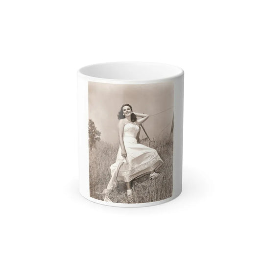 Patricia Medina #77 (Vintage Female Icons) Color Changing Mug 11oz-11oz-Go Mug Yourself
