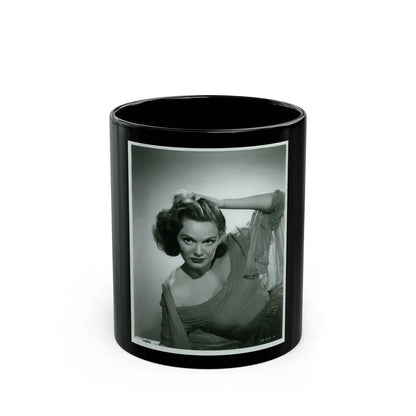 Patricia Medina #83 (Vintage Female Icon) Black Coffee Mug-11oz-Go Mug Yourself