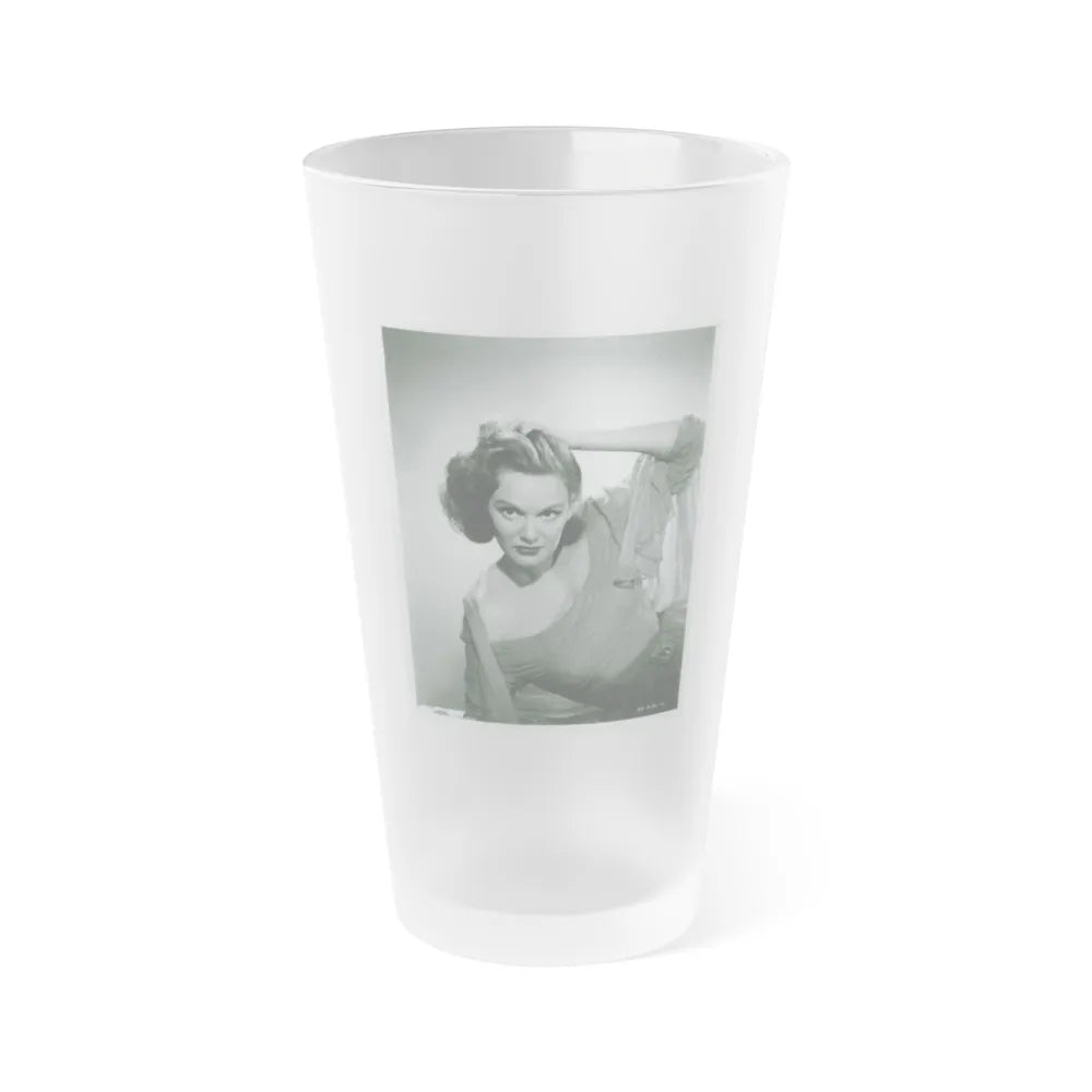 Patricia Medina #83 (Vintage Female Icon) Frosted Pint Glass 16oz-16oz-Frosted-Go Mug Yourself